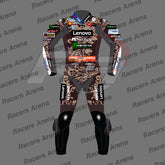Marc Marquez MotoGP Ducati 2025 Motorcycle Leather Race Suit Front